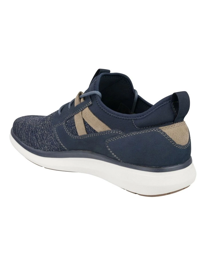 Florsheim Venture Navy Knit Sneaker 3 Florsheim Venture Navy Knit Sneaker - Image 3