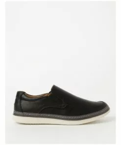 Reserve Owen Black Slip On Shoe