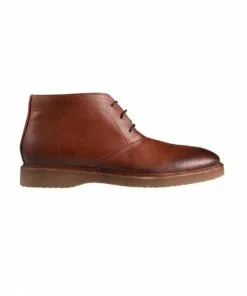 Aquila Boston Tan Leather Desert Boots