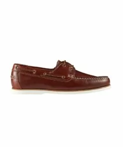 Aquila Manly Leather Boat Shoes