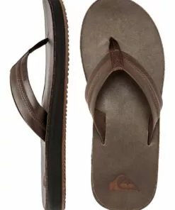 Quiksilver MENS CARVER NATURAL LEATHER SANDALS
