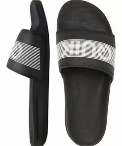 Quiksilver MENS RIVI WORDMARK SLIDE SLIDER SANDALS