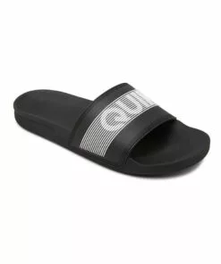 Quiksilver MENS RIVI WORDMARK SLIDE SLIDER SANDALS -Shoes Sales 833087980 3 720x928