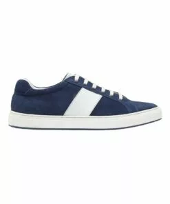 Oxford Harvey Navy Suede Trainers