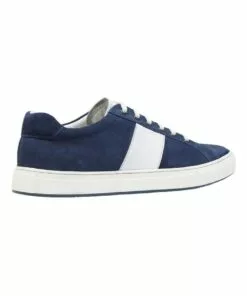 Oxford Harvey Navy Suede Trainers -Shoes Sales 843313960 3 720x928