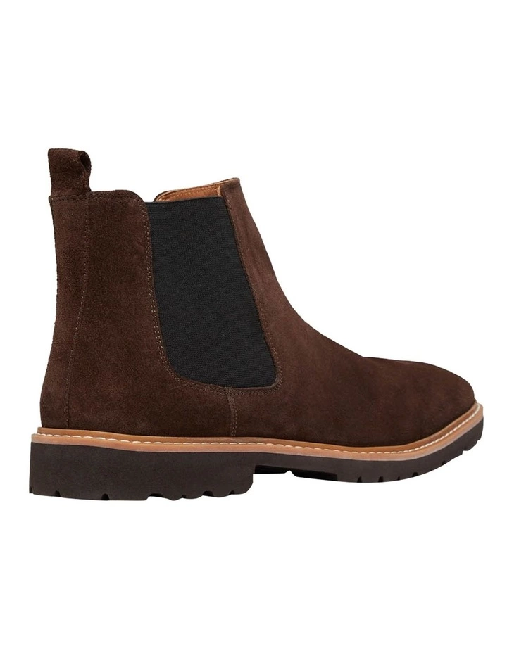 Oxford Atlas Chocolate Suede Chelsea Boots 3 Oxford Atlas Chocolate Suede Chelsea Boots - Image 3