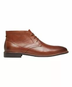 Oxford Regis Tobacco Leather Chukka Boots