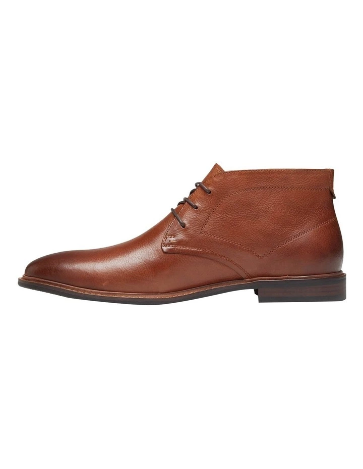 Oxford Regis Tobacco Leather Chukka Boots 2 Oxford Regis Tobacco Leather Chukka Boots - Image 2