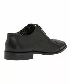 Huxley Black Leather Oxford Shoes -Shoes Sales 843394960 3 720x928