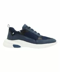 Oxford Kaison Navy Mesh Mens Trainers