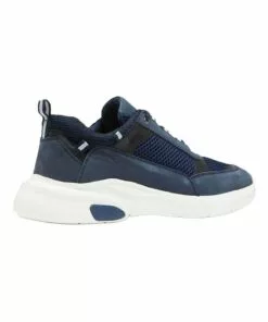 Oxford Kaison Navy Mesh Mens Trainers -Shoes Sales 843395140 3 720x928