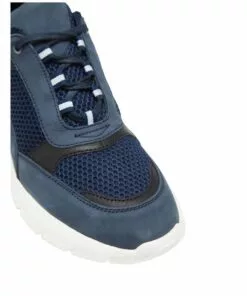 Oxford Kaison Navy Mesh Mens Trainers -Shoes Sales 843395140 4 720x928