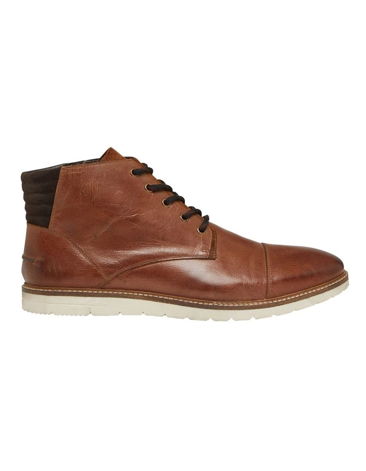 Oxford Weston Tan Leather Lace Up Boots 1 Oxford Weston Tan Leather Lace Up Boots