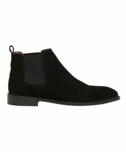 Oxford Willis Black Suede Chelsea Boots