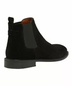 Oxford Willis Black Suede Chelsea Boots -Shoes Sales 843474520 3 720x928