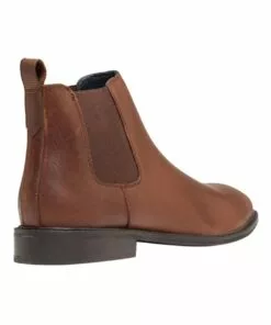 Oxford Guss Brown Oil Pull Up Chelsea Boots -Shoes Sales 843474700 3 720x928