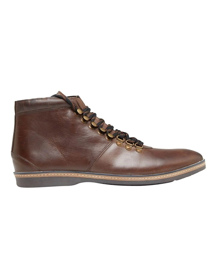 Oxford Truman Brown Hybrid Hiker Leather Boots 1 Oxford Truman Brown Hybrid Hiker Leather Boots