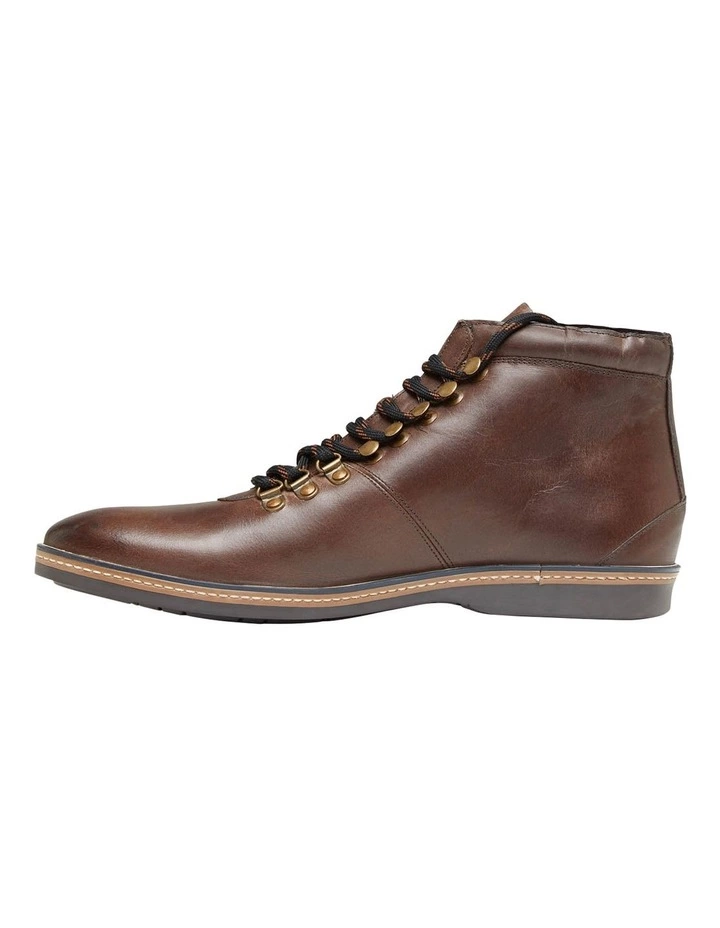 Oxford Truman Brown Hybrid Hiker Leather Boots 2 Oxford Truman Brown Hybrid Hiker Leather Boots - Image 2