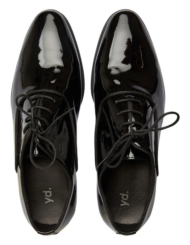 Yd. Showtime Patent Black Dress Shoe 5 Yd. Showtime Patent Black Dress Shoe - Image 5