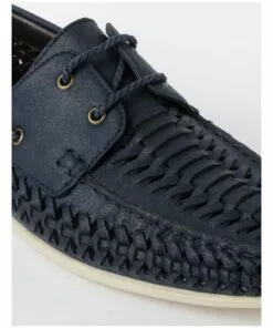 Kenji Huarache Navy Boat Loafer -Shoes Sales 850404160 4 720x928