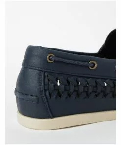 Kenji Huarache Navy Boat Loafer -Shoes Sales 850404160 5 720x928