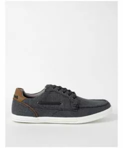 Kenji Arcade Charcoal Canvas Sneaker
