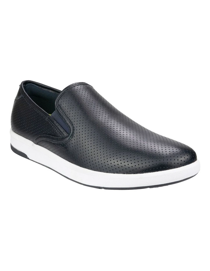 Florsheim Cross Over Navy Slip On Sneaker 2 Florsheim Cross Over Navy Slip On Sneaker - Image 2