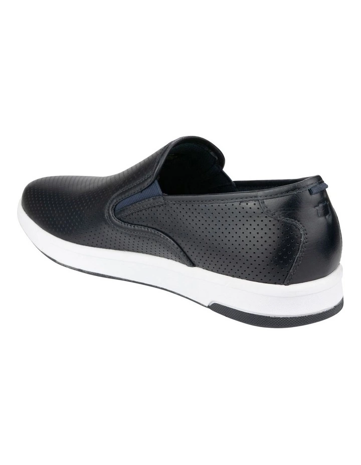 Florsheim Cross Over Navy Slip On Sneaker 3 Florsheim Cross Over Navy Slip On Sneaker - Image 3