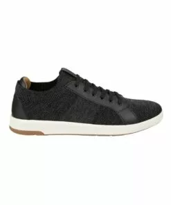 Florsheim Cross Over Black Knit Lace Sneaker