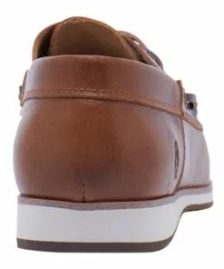 Hush Puppies Lake Tan Leather Boat Shoe -Shoes Sales 852152590 4 720x928