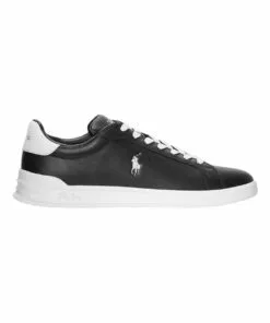 Polo Ralph Lauren Heritage Court II Leather Sneaker -Shoes Sales 853740910 3 720x928