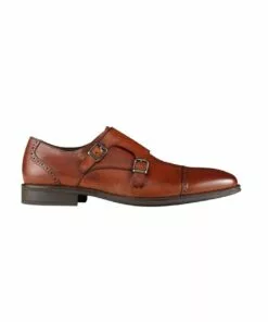 AQ by Aquila Dwayne Leather Monk Strap Shoes