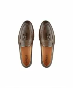Aquila Alberto Sage Leather Loafers -Shoes Sales 855659710 3 720x928