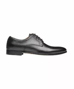 Aquila Astor Black Leather Dress Shoes