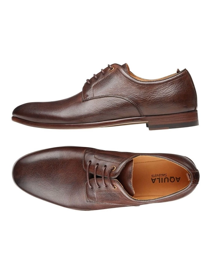 Aquila Astor Brown Leather Dress Shoes 1 Aquila Astor Brown Leather Dress Shoes