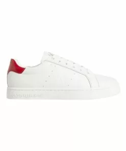 Calvin Klein Cupsole White Lace Up Sneaker