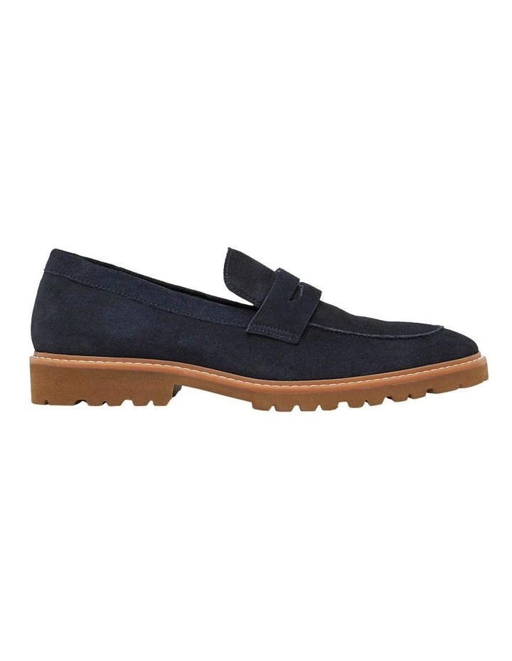 Oxford Magnus Navy Suede Loafer Shoes 1 Oxford Magnus Navy Suede Loafer Shoes