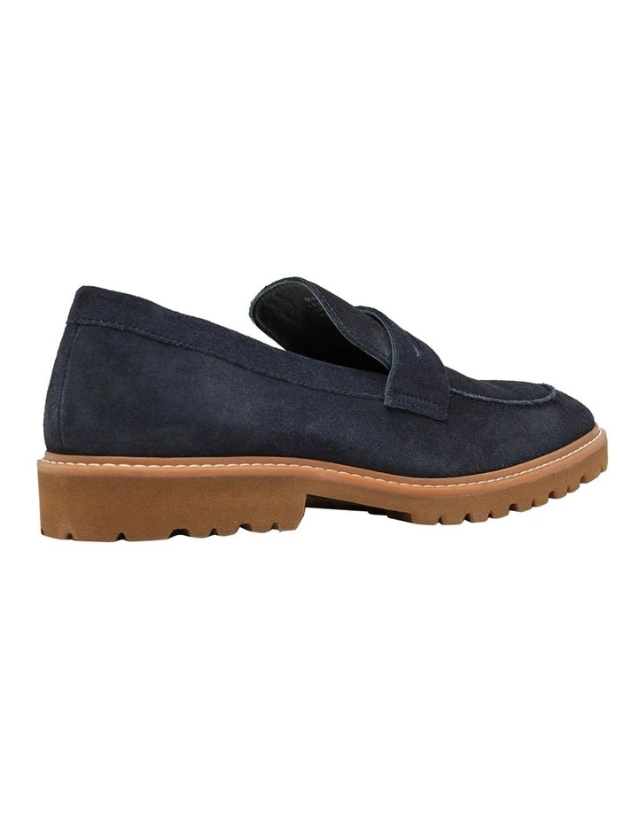 Oxford Magnus Navy Suede Loafer Shoes 3 Oxford Magnus Navy Suede Loafer Shoes - Image 3