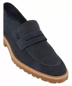 Oxford Magnus Navy Suede Loafer Shoes 7 Oxford Magnus Navy Suede Loafer Shoes -Shoes Sales 863052400 4 720x928