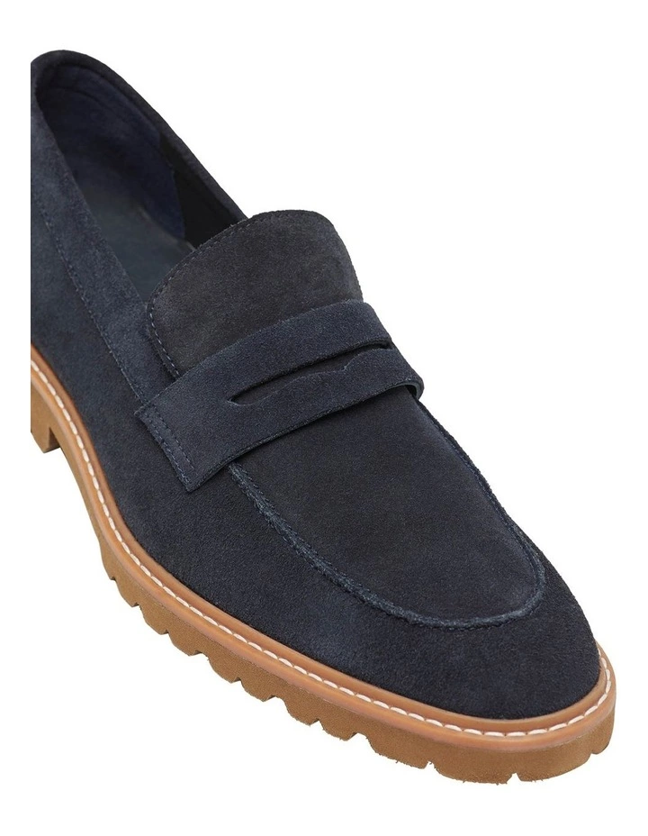Oxford Magnus Navy Suede Loafer Shoes 4 Oxford Magnus Navy Suede Loafer Shoes - Image 4