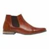 Oxford Jace Tan Leather Short Chelsea Boots