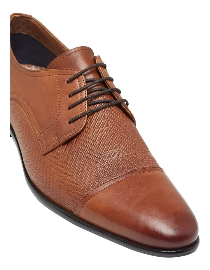 Oxford Heathfield Tan Leather Derby Shoes 4 Oxford Heathfield Tan Leather Derby Shoes - Image 4