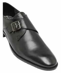Oxford Roderick Black Single Strap Monk Shoes -Shoes Sales 863064820 4 720x928
