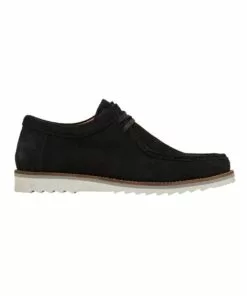 Oxford Vince Black Suede Wallabee Boots