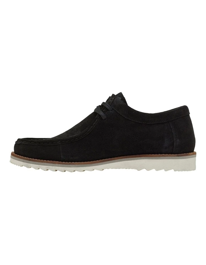 Oxford Vince Black Suede Wallabee Boots 2 Oxford Vince Black Suede Wallabee Boots - Image 2