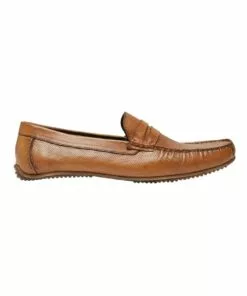 Oxford Sherlock Tan Leather Driving Shoes
