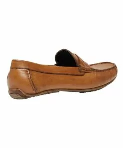 Oxford Sherlock Tan Leather Driving Shoes -Shoes Sales 863144380 3 720x928