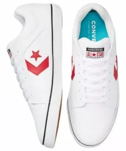 Converse El Distrito 2.0 White Faux Leather Shoes -Shoes Sales 865116010 3 720x928