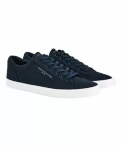 Tommy Hilfiger Essential Stripes Textile Vulcanised Navy Shoes