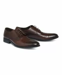 Johnny Bigg The Verona Textured Dress Shoe Chocolate